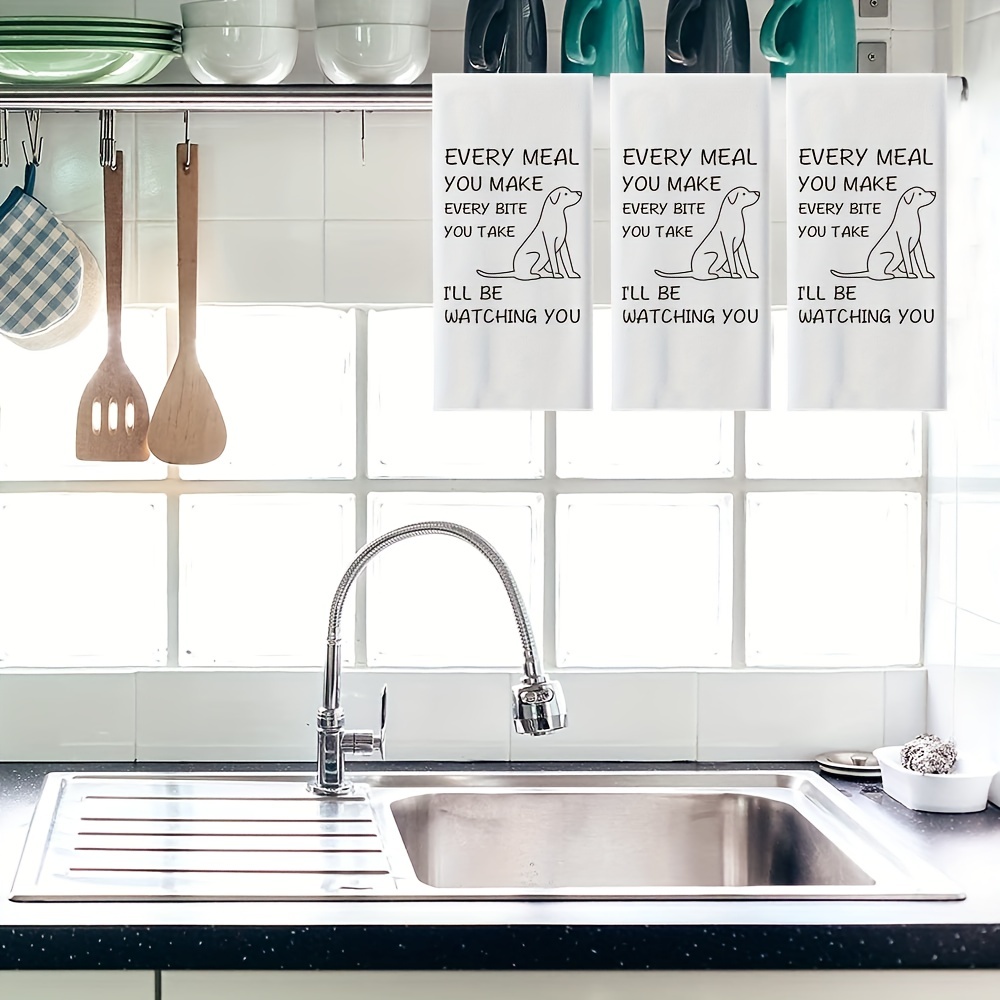Quick-drying Funny Farmhouse Kitchen Towels For Cooking And Baking