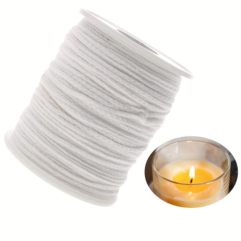 Candle Wicks 6 Inch Long 100 Pieces Wax Candles And Stands Smokeless DYI  Candle Making Centering