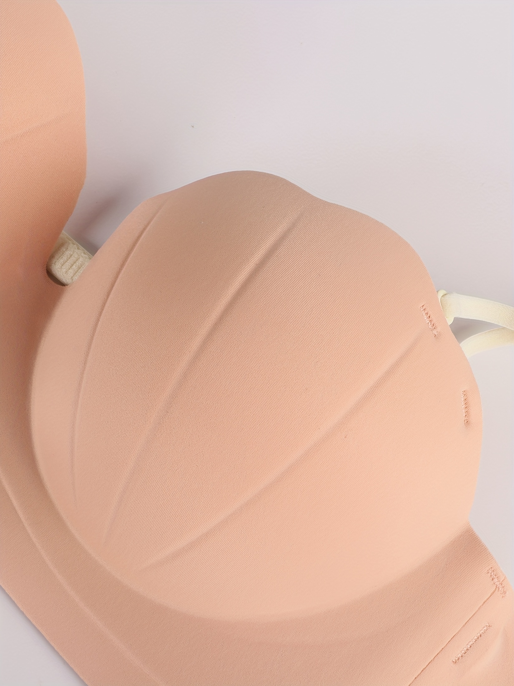 Scallop Trim Wireless Bra Comfy Breathable Push Bra Women's - Temu