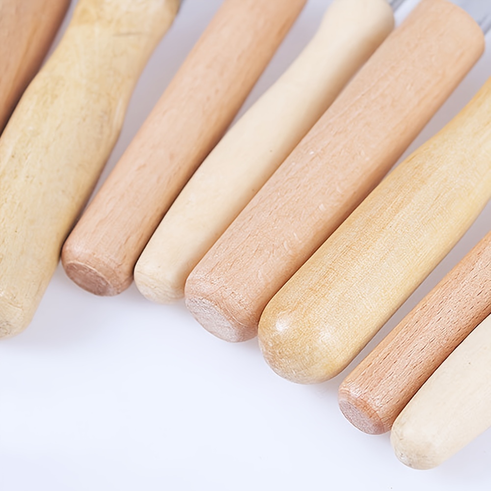 Wooden Ceramic Rolling Tool Soft Mud Roller Rolling pin for Mud