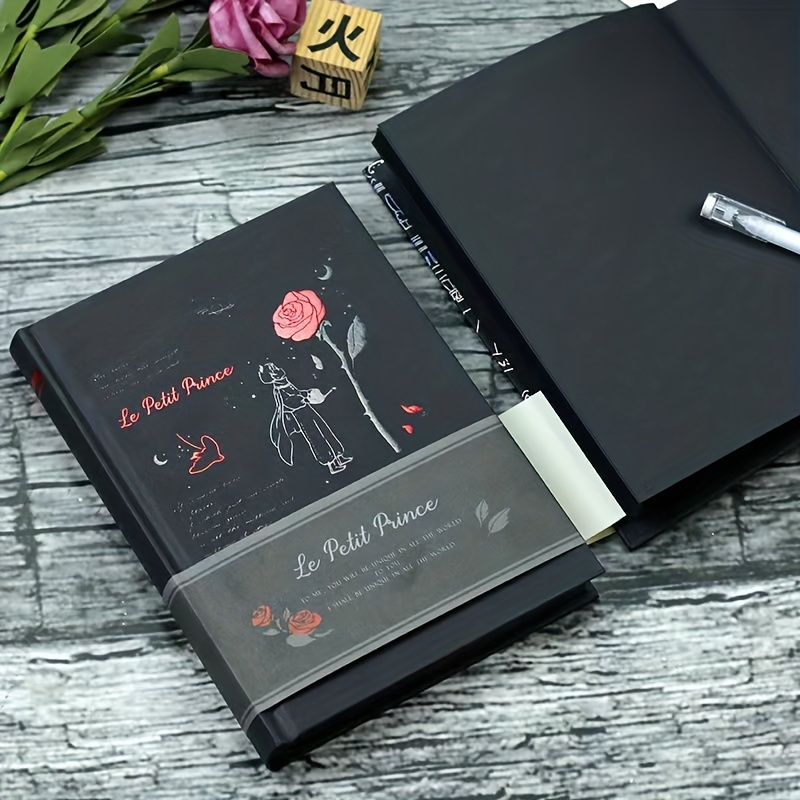 Hermosa cubierta para pintar a mano, cuaderno, diario, cuaderno