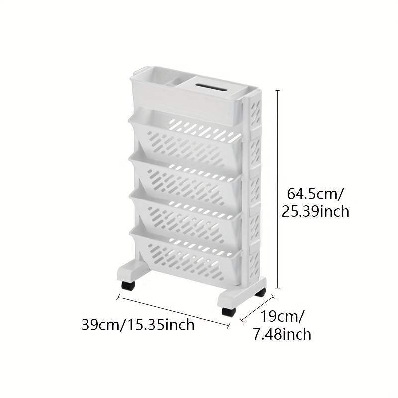 1pc 6 Niveles Estante De Libros Simple, Estante Organizador De Libros,  Estante De Almacenamiento Doméstico, Gabinete De Almacenamiento Para  Estudiante