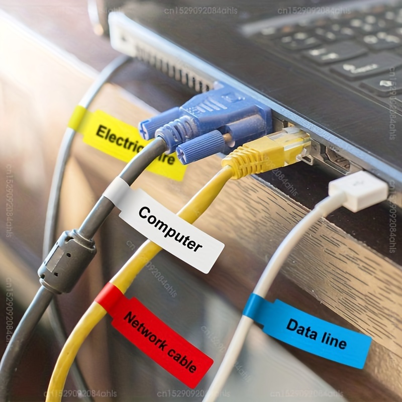 Ruban d'étiquette compatible pour NIIMBOT D11 D110 D101, autocollant de  câble de bureau et de maison, papier étanche anti-huile résistant aux  rayures 0.5 x 4.3 (jaune) : : Fournitures de bureau