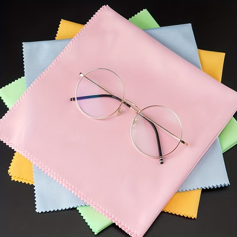 10pcs Glasses Cleaning Cloth Mesh Lace Glasses Cloth Lens Cleaning Wipe
