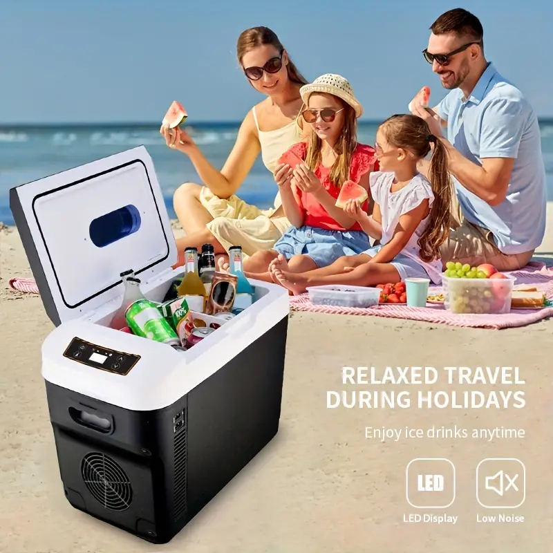 mini fridge 8 liter ac dc portable thermoelectric cooler and warmer refrigerators for skincare beverage food home office and car details 1
