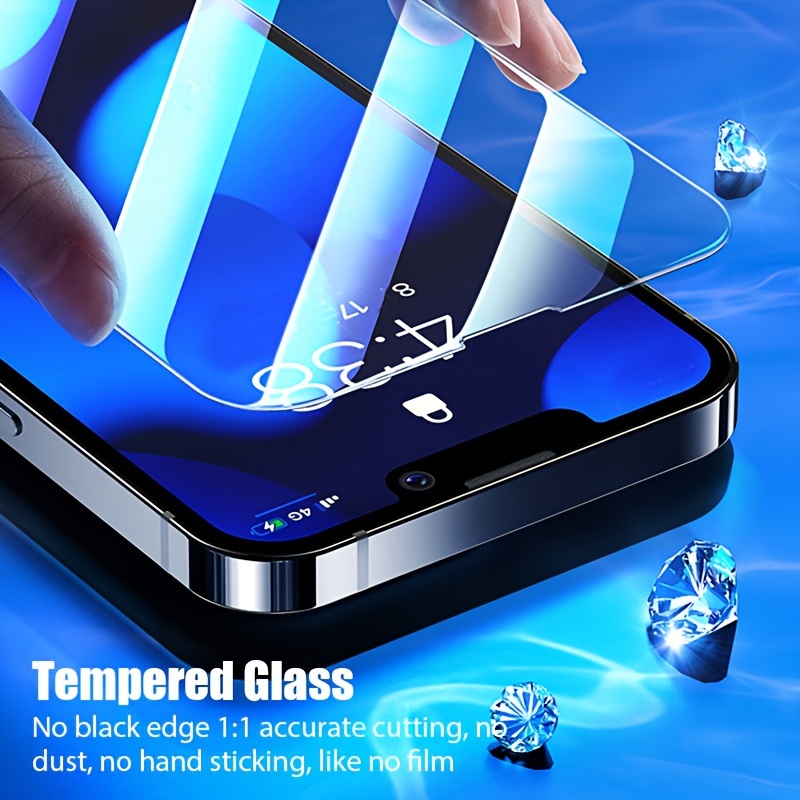 9h Tempered Glass Screen Protector For Iphone 15/15pro/15pro - Temu