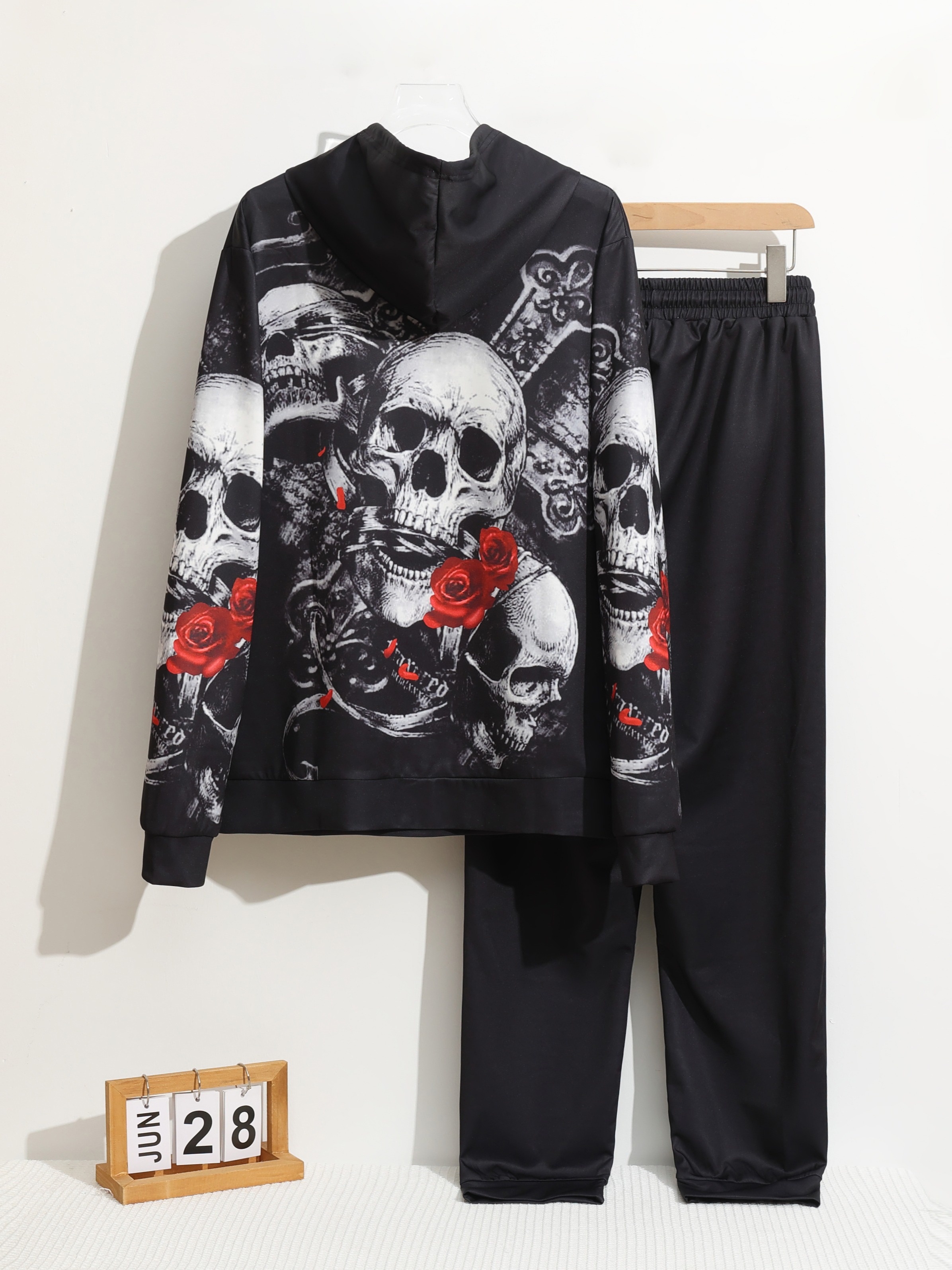 Skeleton hoodie hotsell and joggers