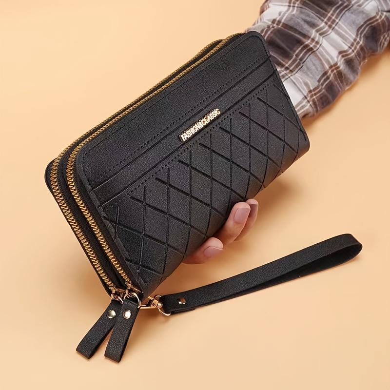 Men Handbags Clutch Bag Wallet Retro Canvas Bag Portable Key Case Coin  Purse Toiletry Cosmetic Bag Head Layer Cowhide Wrist Bags