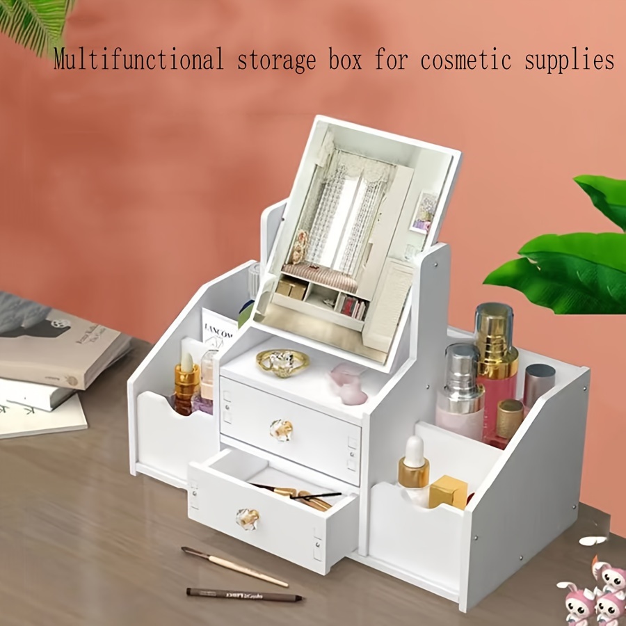 Moderna mesa de tocador minimalista, mesa de maquillaje con espejo, muebles  de dormitorio, cosméticos, tocador, regalo para niñas y mujeres, sin