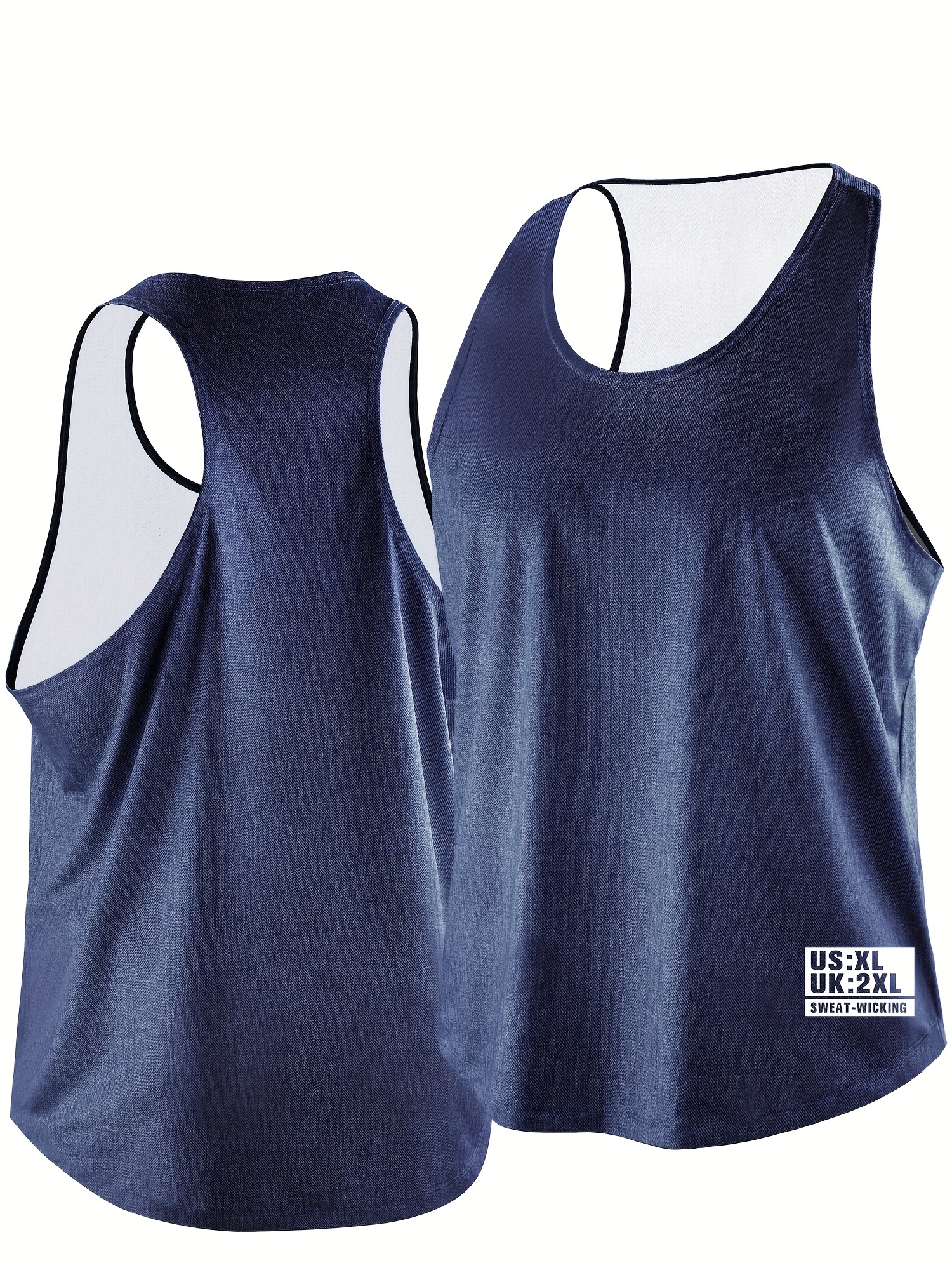 Men's Sleeveless Running Tank Top |  Stone Grey / XL