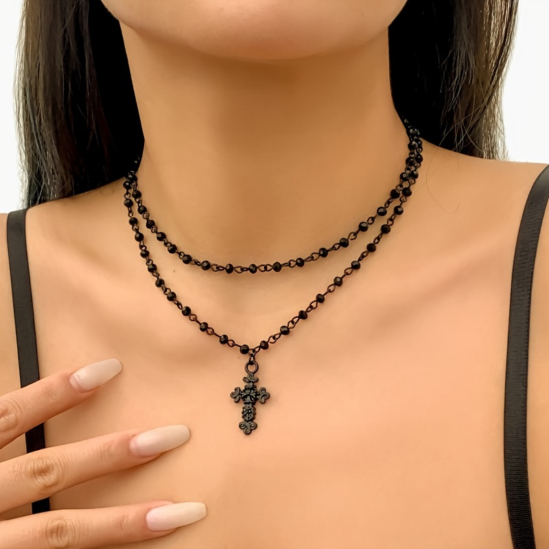 Black Crosses For Jewelry Making - Temu