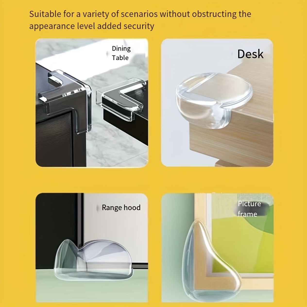 Silicone Corner Protector Anti-collision Soft Edge Sticker