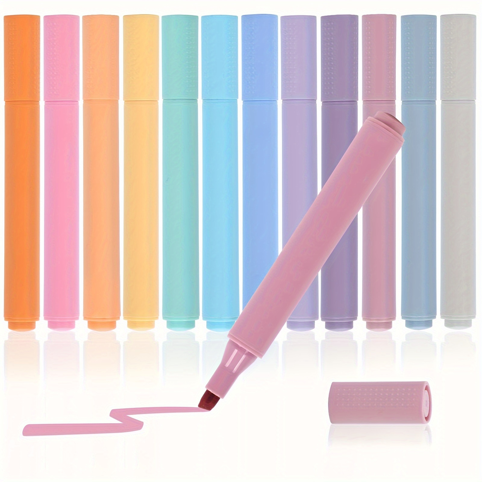 Pastel Highlighters Aesthetic Cute Bible Highlighters Pens - Temu