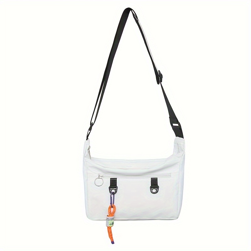 1pc Men's Crossbody Bag, Fashion And Generous Simple And Versatile Bag,  Zipper Position Random