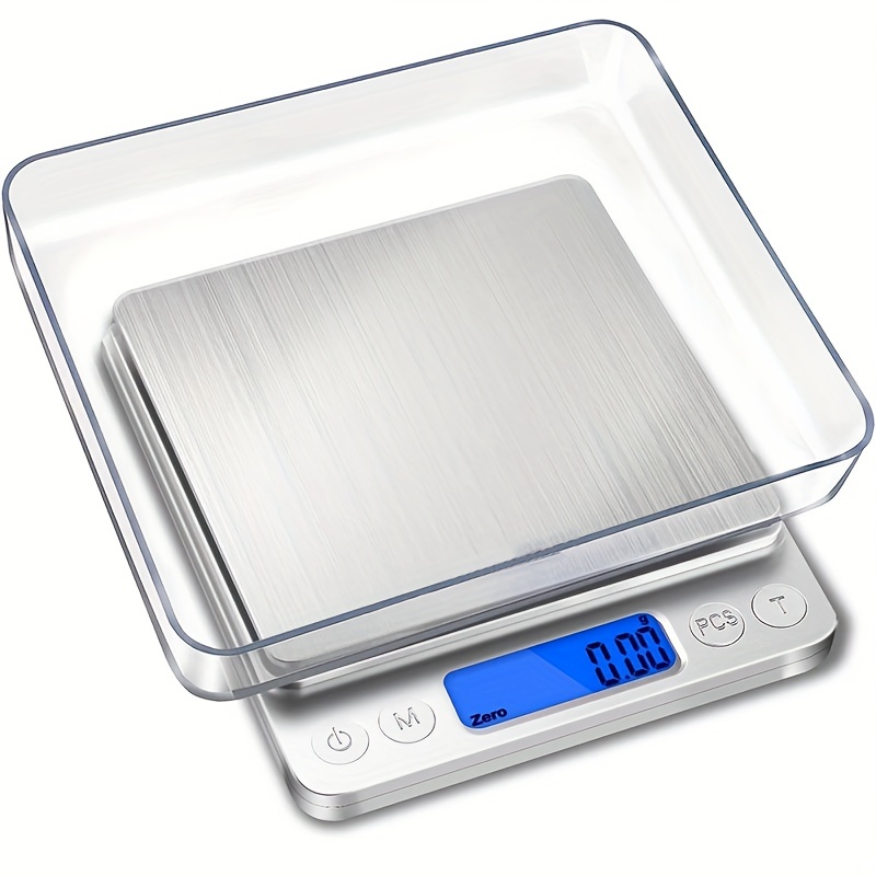 Kitchen Food Scale, Rechargeable Scale for Food Ounces and Grams, High  Precision Digital Scale Used for Baking, Coffee Making, with LCD Display  and 2