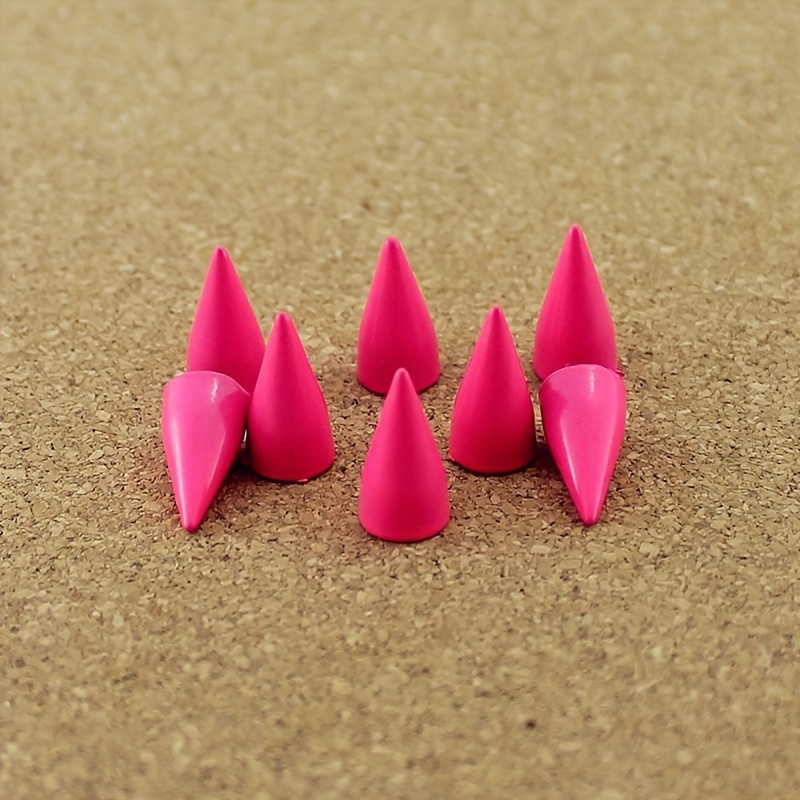 Bullet Cone Colored Studs And Spikes For Clothes Diy Handcraft Garment  Rivets For Leather Bag Shoes - Temu Germany