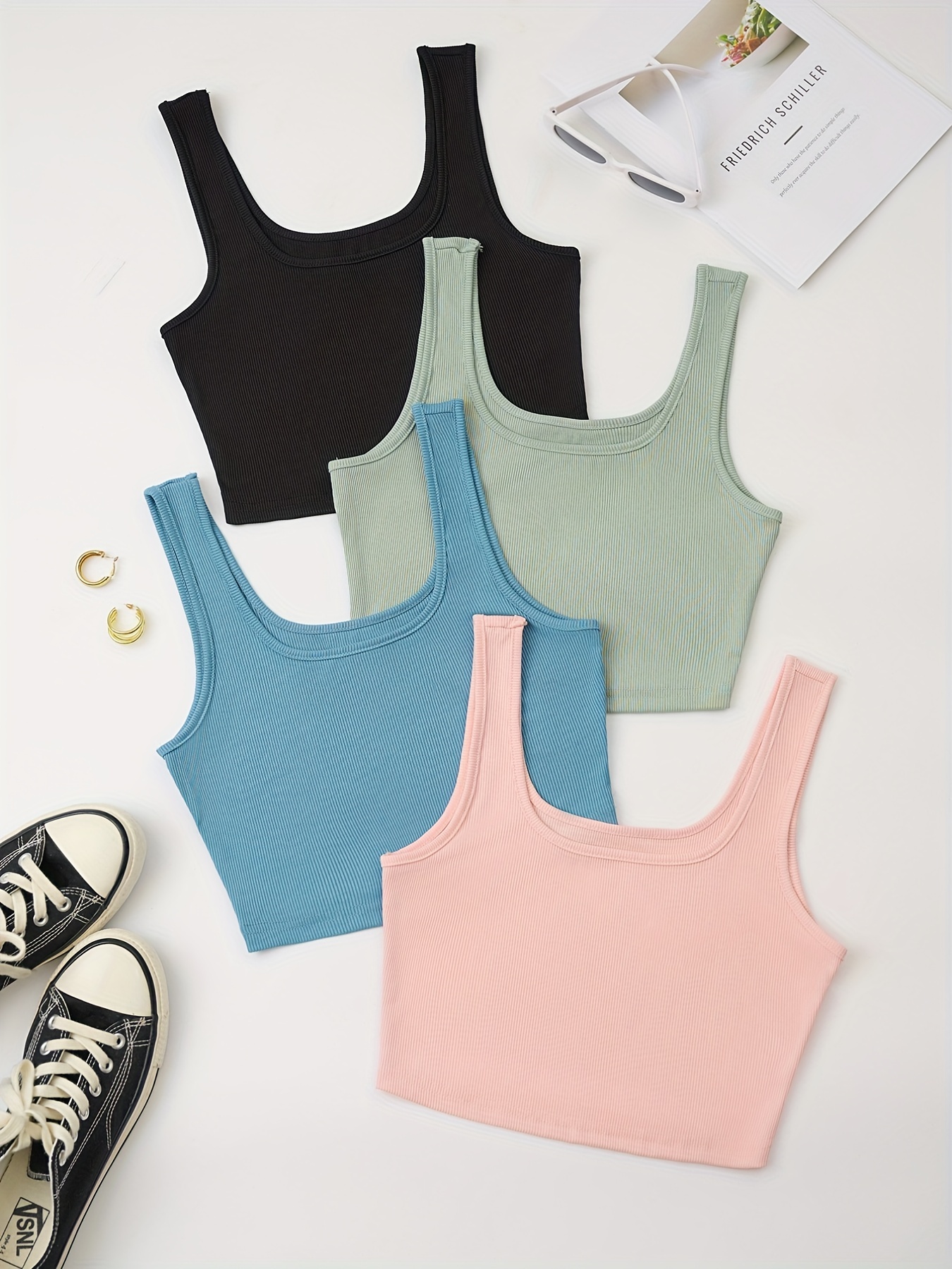 Crop Tank Tops - Temu Canada