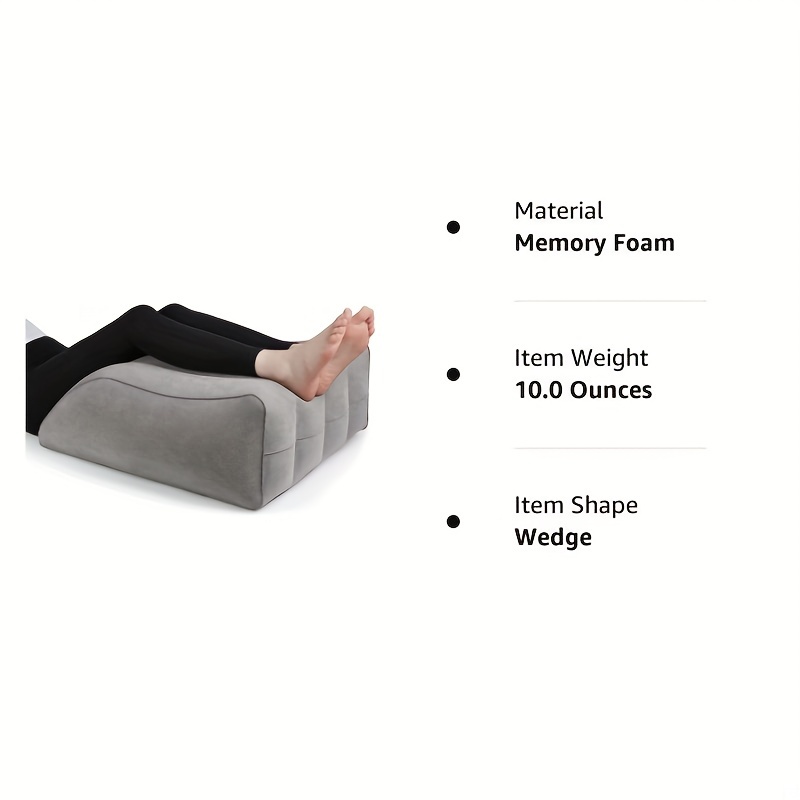 Foam White Leg Elevation Pillow, For Home, Shape: Wedge