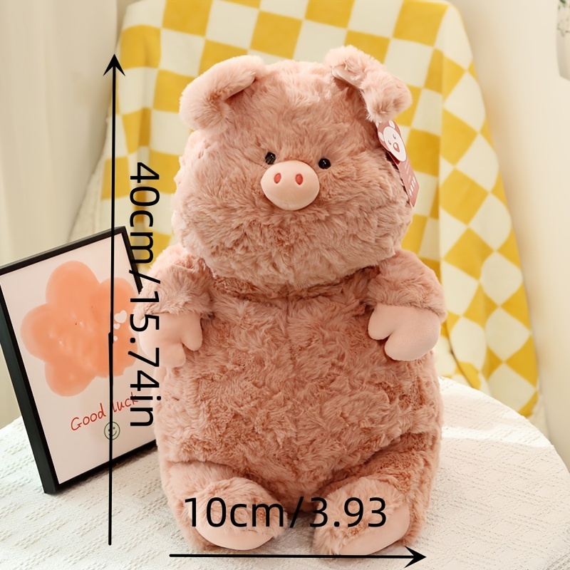 1pc cute pink pig plush doll toy kawaii soft plush stuffed animal doll throw pillow gifts for boys girls kids 2