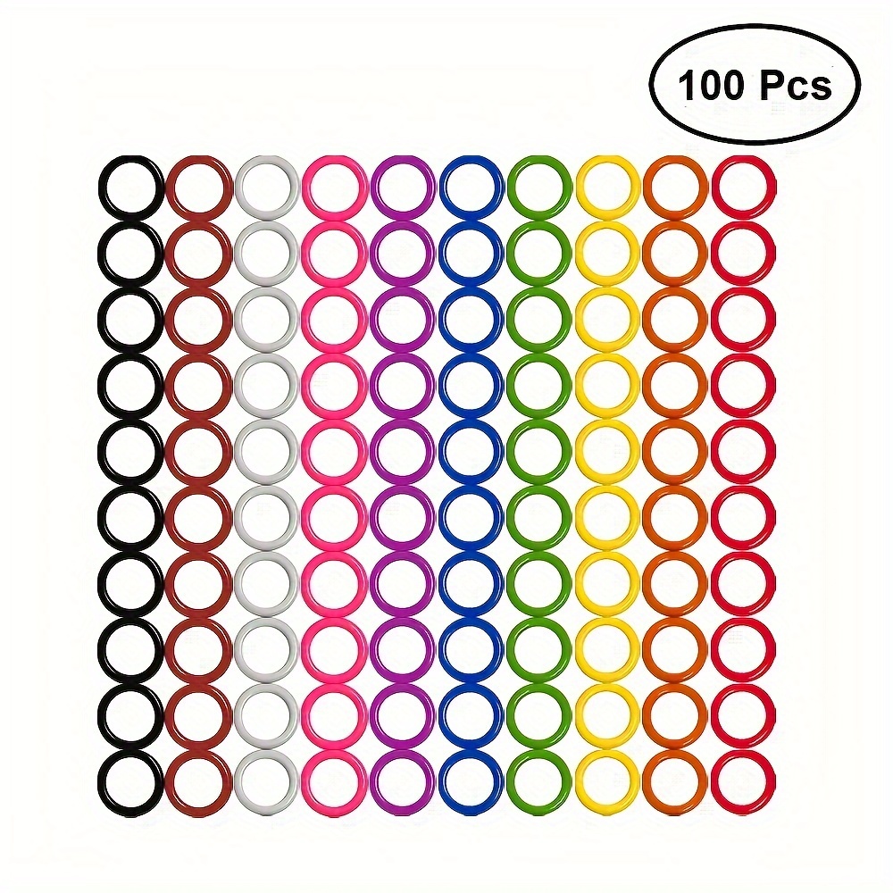  50 Pieces Colorful Knitting Markers Crochet Clips Crochet Pins  Bulk Stitch Markers Locking Stitch Knitting Place Markers DIY Craft Plastic  Safety Pins Weave Stitch Needle Clip Counter(10 Colors)