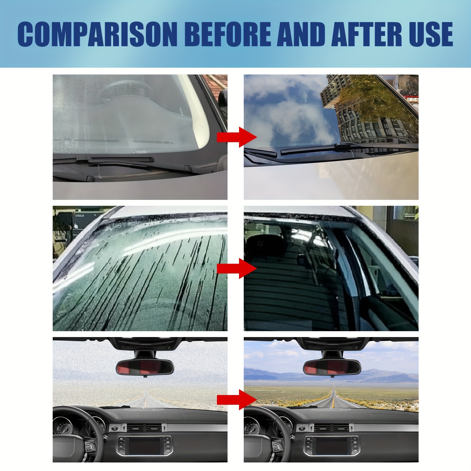 Anti-Rain For Cars Glass Water Repellent Spray Long Lasting Ceramic  Windshield Nano Hydrophobic Protection Coating Car Care