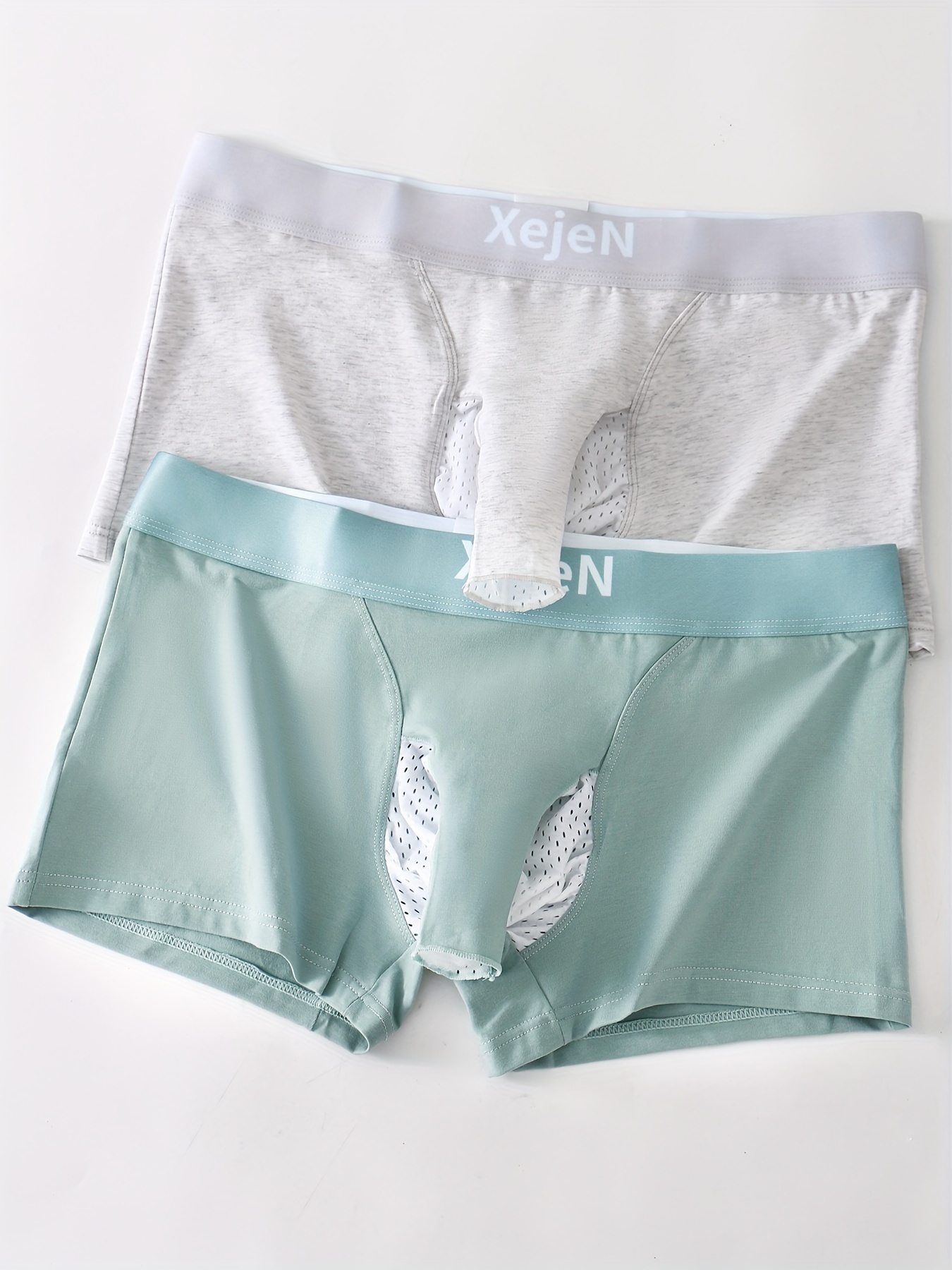 Sexy Men's Mesh Cotton Breathable Briefs Underwear Men's - Temu