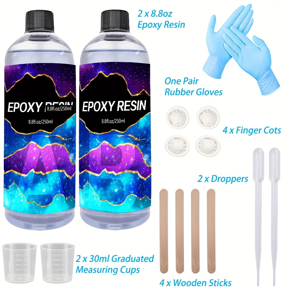 Resin Epoxy Kit Bubble Free Clear Epoxy Resin Supplies With - Temu