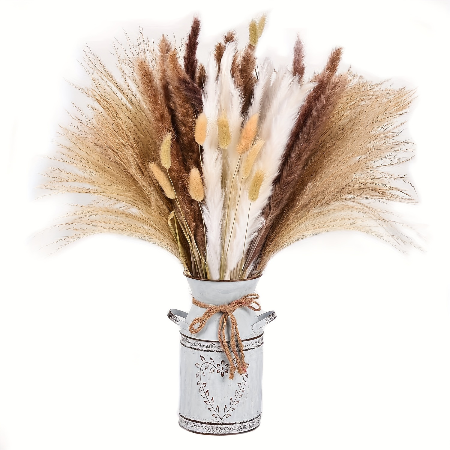 Dried Flower Bouquet Gothic Black Pampas Grass Bouquet Boho - Temu