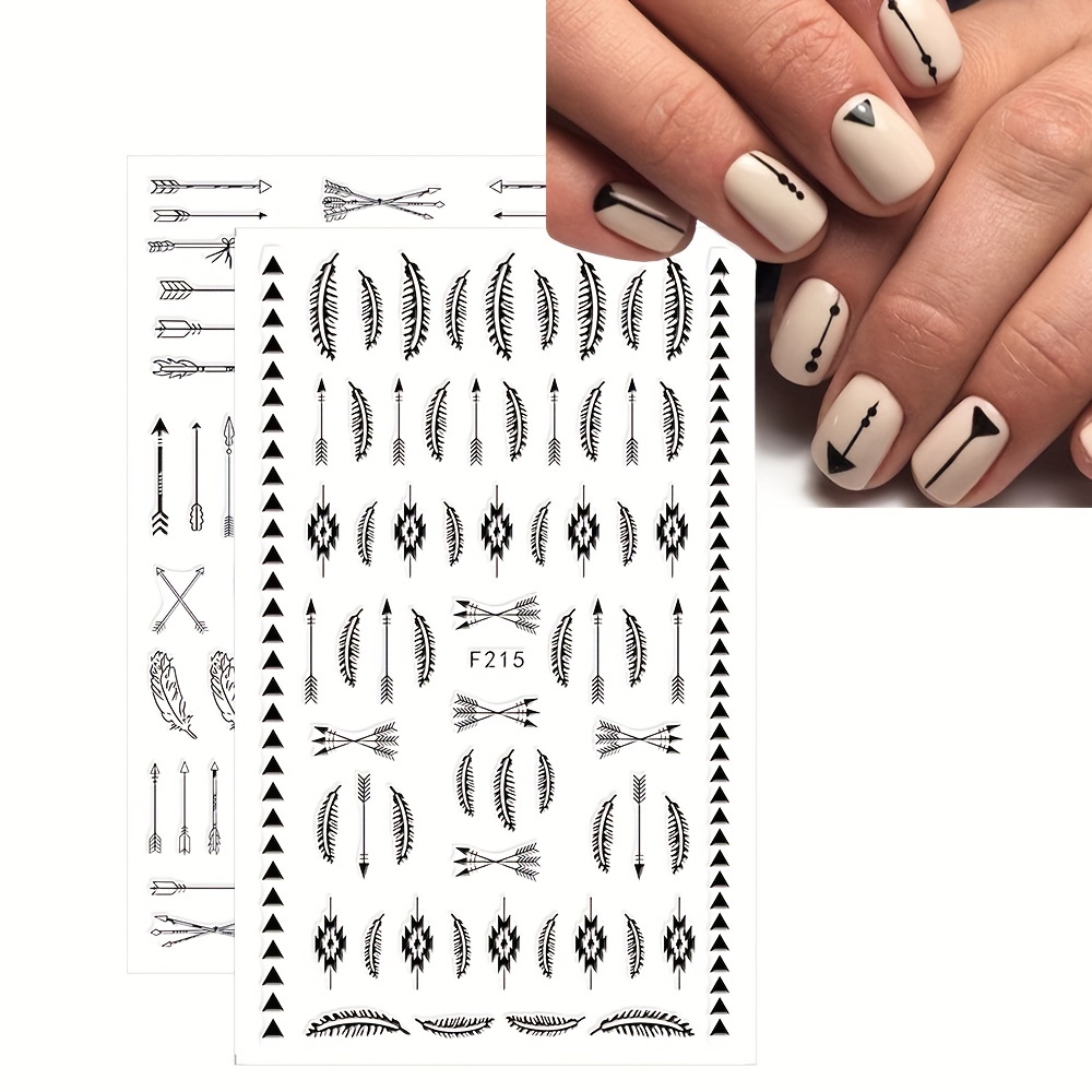 6 Sheets French Lines Nail Stickers,3D Gold Silver Line Curve Wave Nail Art  Stickers Metallic Geometric Strips Arcs Curves Nail Decals for Women DIY Nail  Art Supplies Nail Designs Nail Decor -