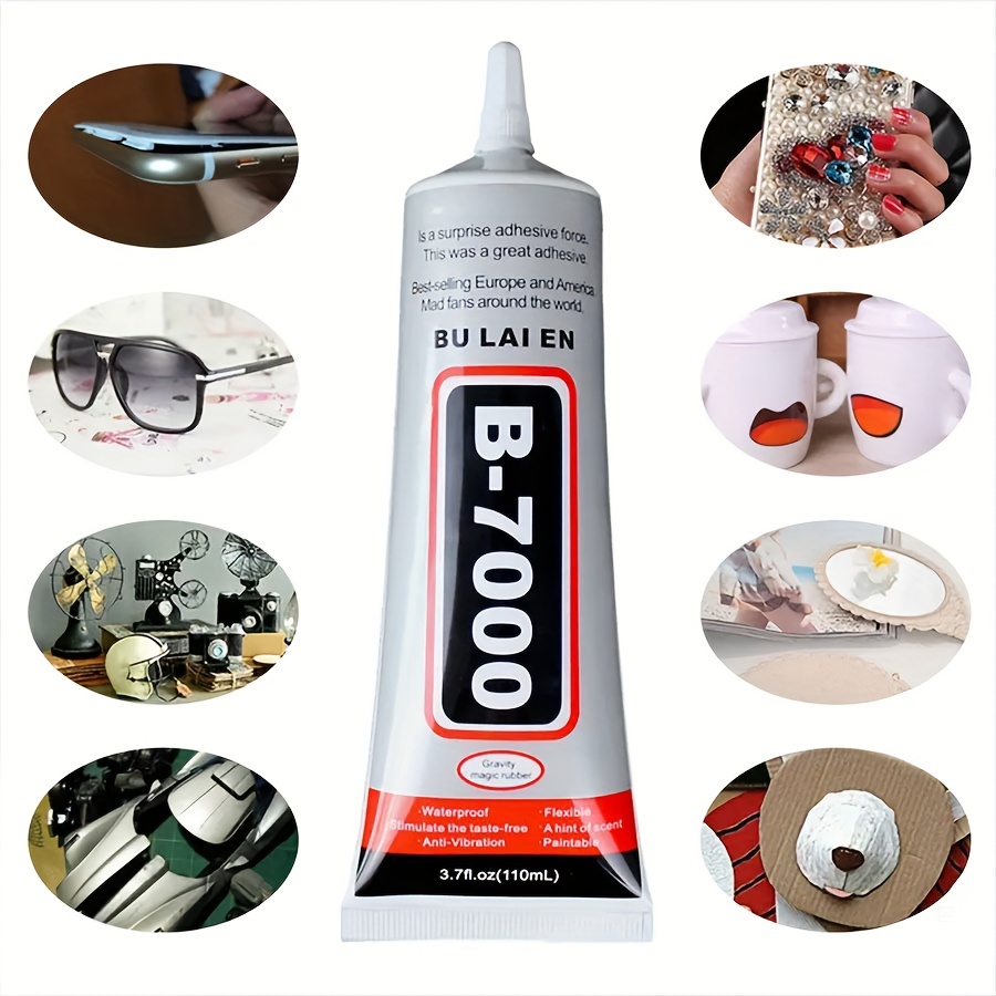  B7000 Jewelry Glue Clear for Rhinestone, 0.9 fl oz Craft Adhesive  Glue with Precision Tip Multi Function Fabric Glue for Metal Stone  Graduation Photo Charms Nail Art Bead Jewelry Wood Glass (
