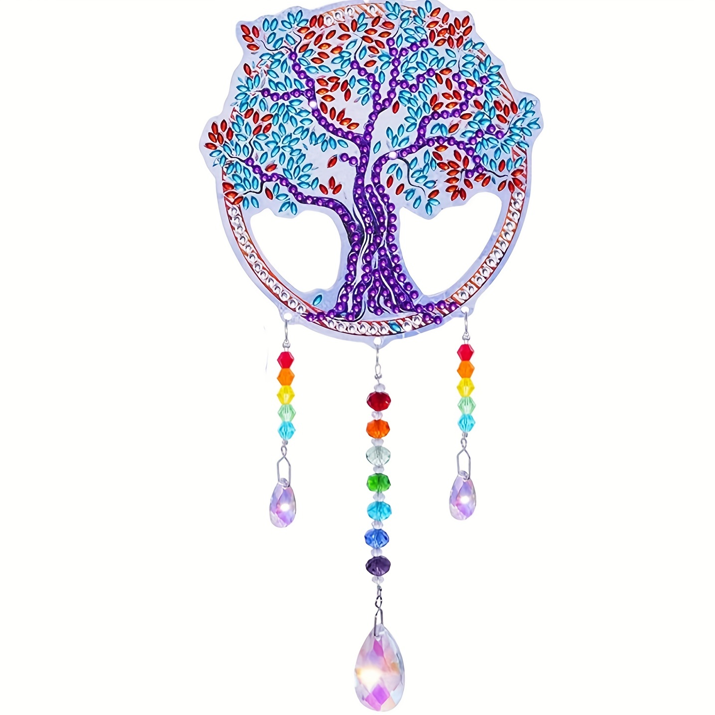Diamond Painting Colorful Butterfly Double sided Wind Chime - Temu