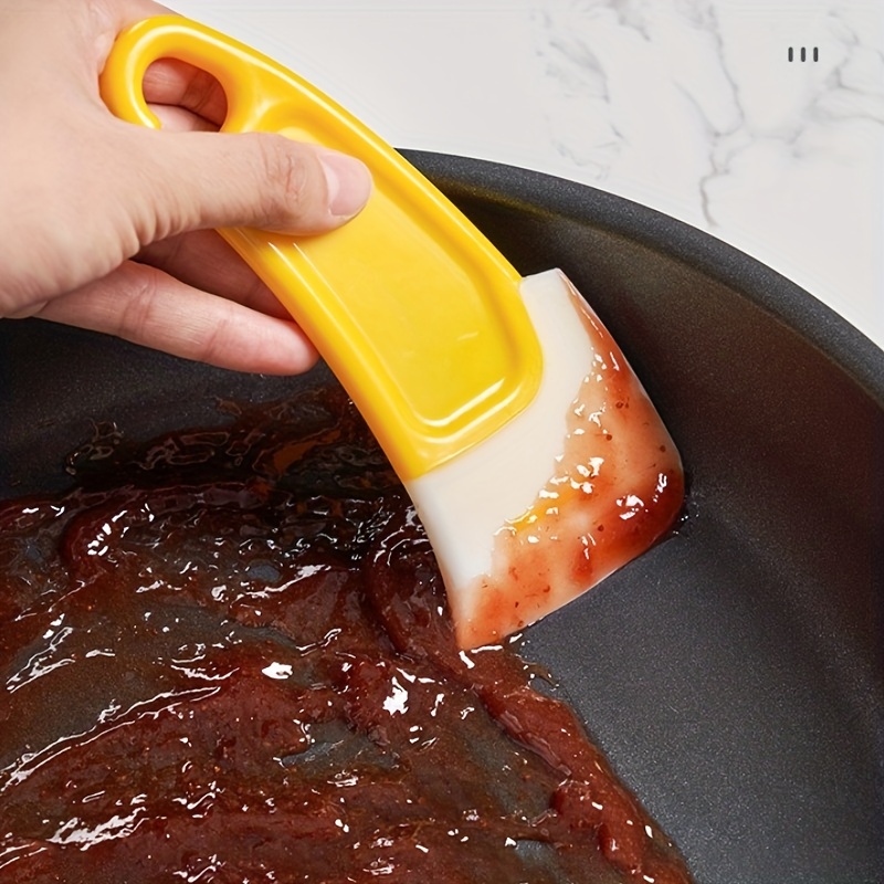 Silicone Pan Scraper Multipurpose Kitchen Pastry Cutter Tool - Temu