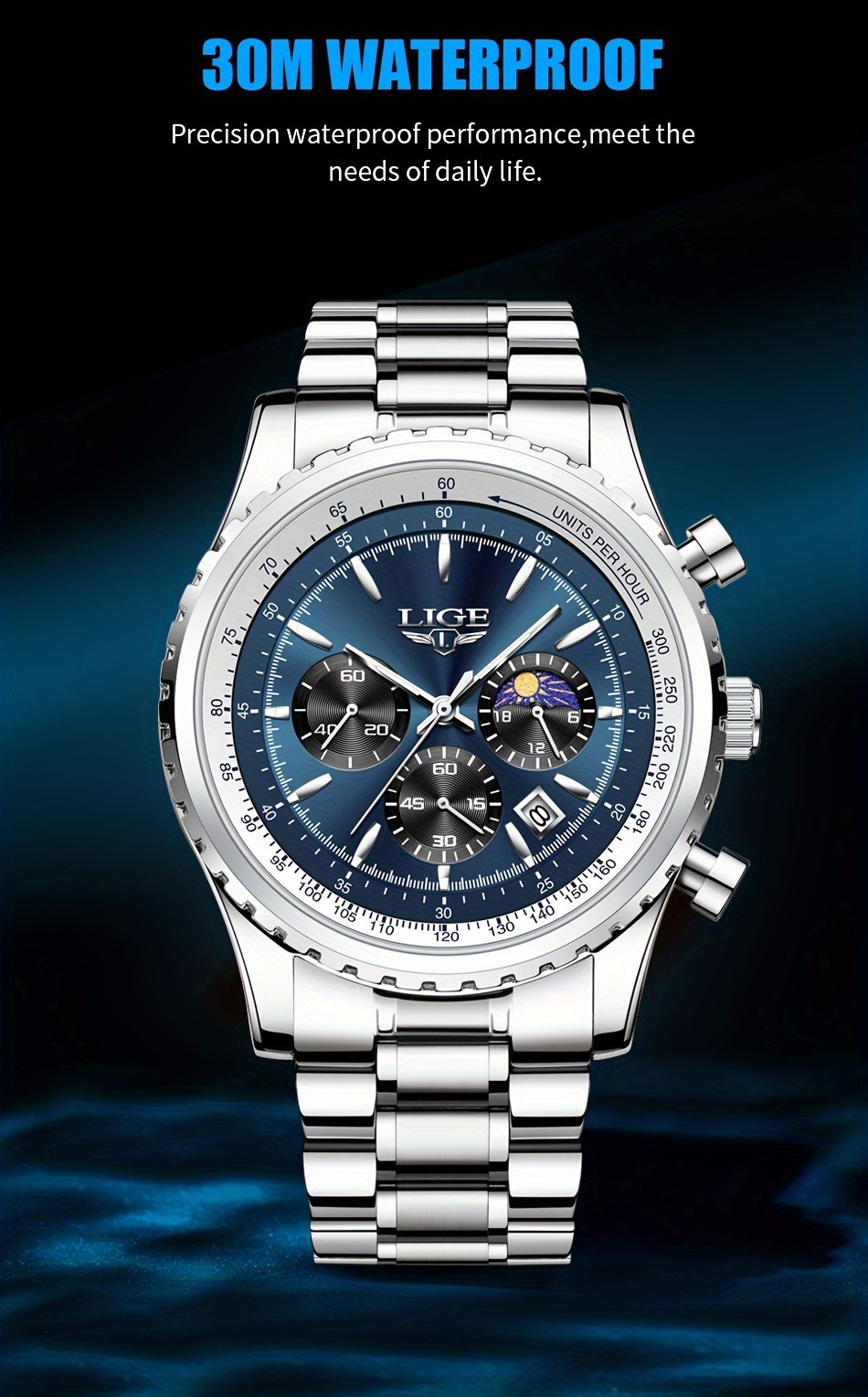 Stauer jetsetter sale chronograph watch