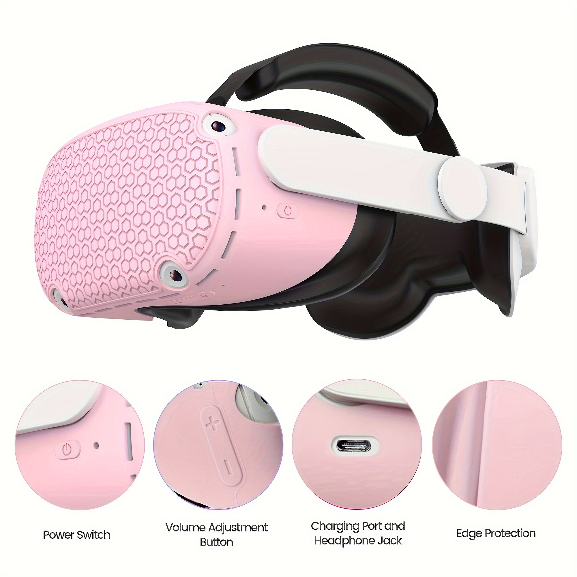 Conjunto Cubierta Protectora Vr Accesorios Oculus Quest 2 - Temu Chile