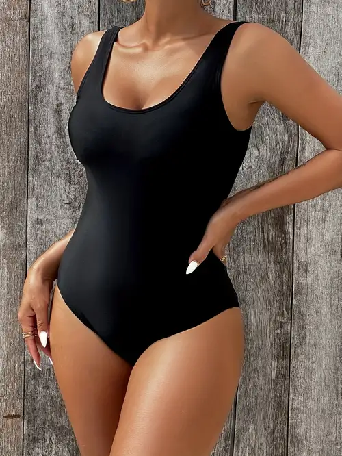 Black Swimsuit Woman - Temu Canada