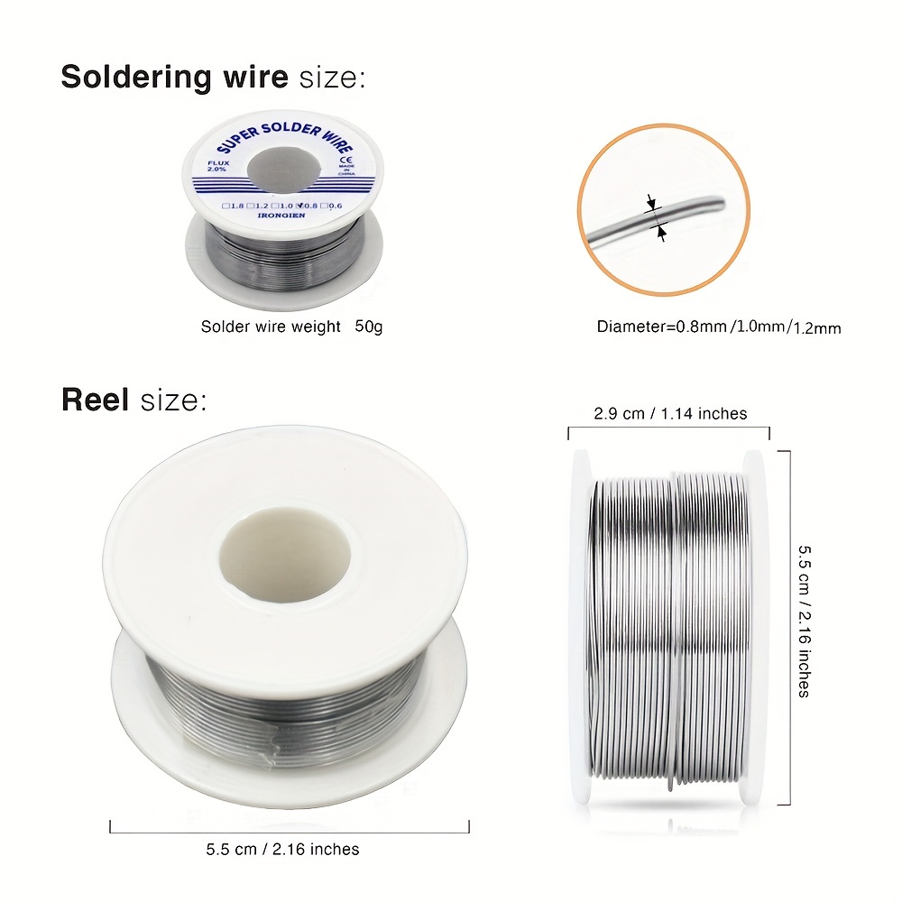 Super Solder Wire Dia Low Melt High Purity Tin Lead Rosin - Temu