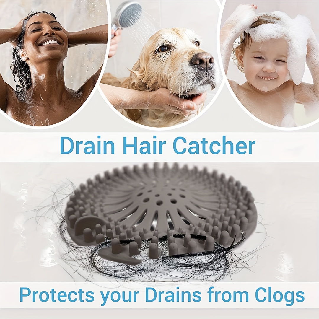 Bathroom Hair Catcher, Debris Filter, Hair Filter, Easy To Install And  Clean, For Bathroom Bathtub And Kitchen, Bathroom Accessories - Temu