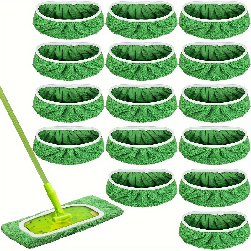 

2/4/8pcs, Reusable Mop Replacement Pad, Mop Cloth, And Replacement Mop Cloth, And Absorption, Wet And Dry Use, To , Cleaning , Christmas