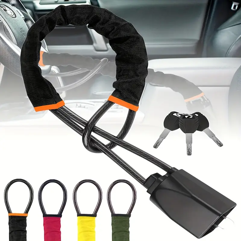 Universal Car Steering Wheel Lock Anti theft Device Seat - Temu