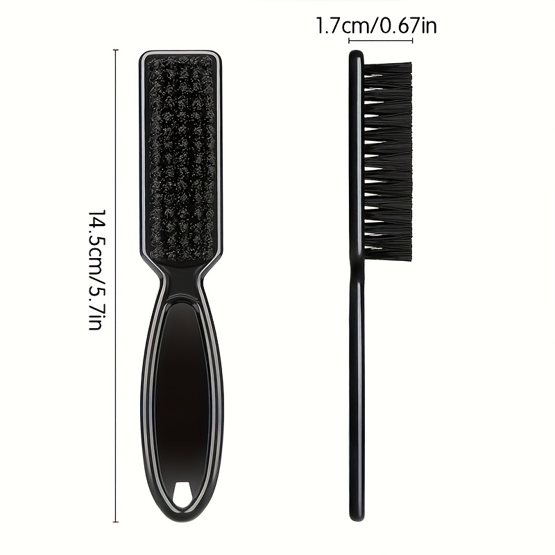  3 Pieces Clipper Blade Cleaning Brush Hair Clipper Cleaning  Nylon Brush Nail Brush Trimmer Barber Cleaning Brush Tool (Black) : Beauty  & Personal Care