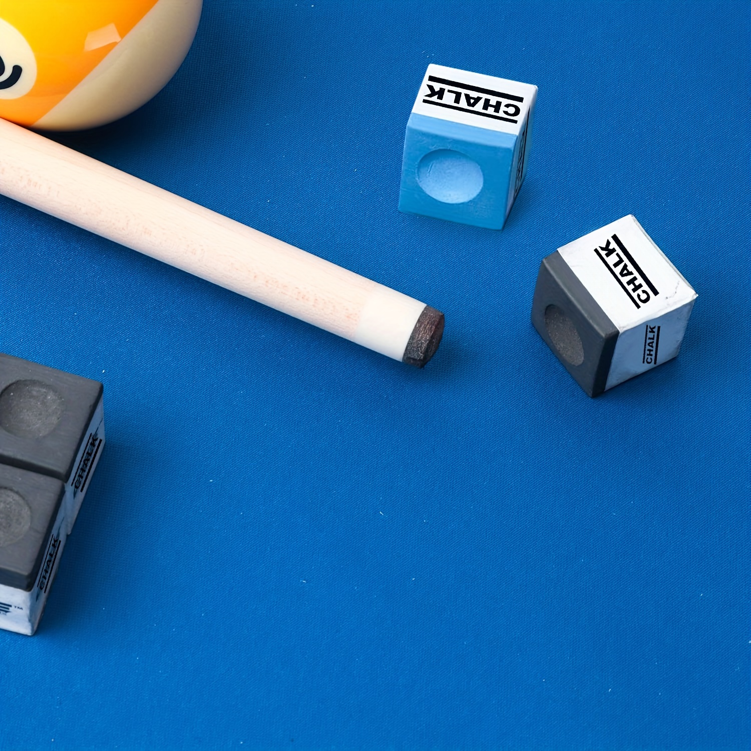Premium Pool Chalk Cubes Essential Pool Table Accessories - Temu