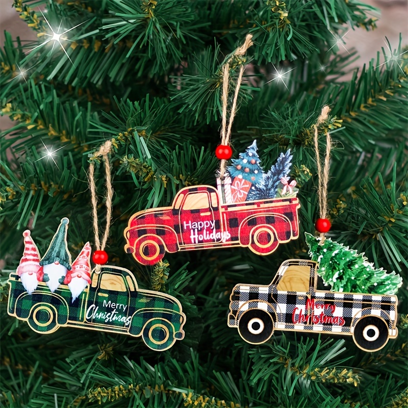 Christmas Wooden Car Pendant No face Forest Old Man Small - Temu