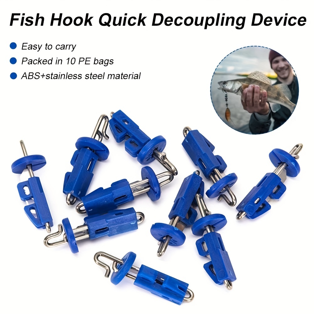10pcs Sea Fishing Splash Down Solo Hook Bait Clip, Breakaway Style Bait  Release Clip, Multifunction Fishing Tackle Tools, Don't Miss These Great  Deals