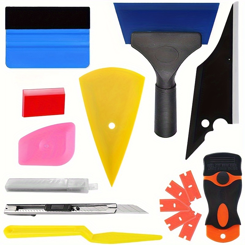 8 Pieces PRO Window Tinting Tools Kit, Auto Car Vinyl Wrap Application Tint  Film Tool Kit 8SC1 - AliExpress