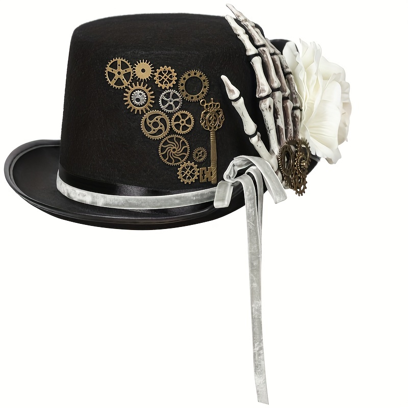 Victorian Hat Gothic Woman, Steampunk Accessories Hat