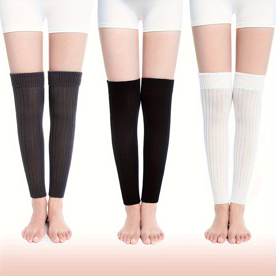 Thickened Leg Warmers Comfy Warm Terry Knee Pad Women's - Temu Canada