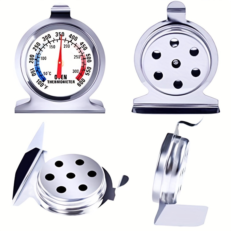 Oven Thermometer 3 Pack 50-300c/100-600f, Oven Grill Fry Chef Smoker Thermometer Instant Read Stainless Steel Thermometer Kitchen Cooking Thermometer