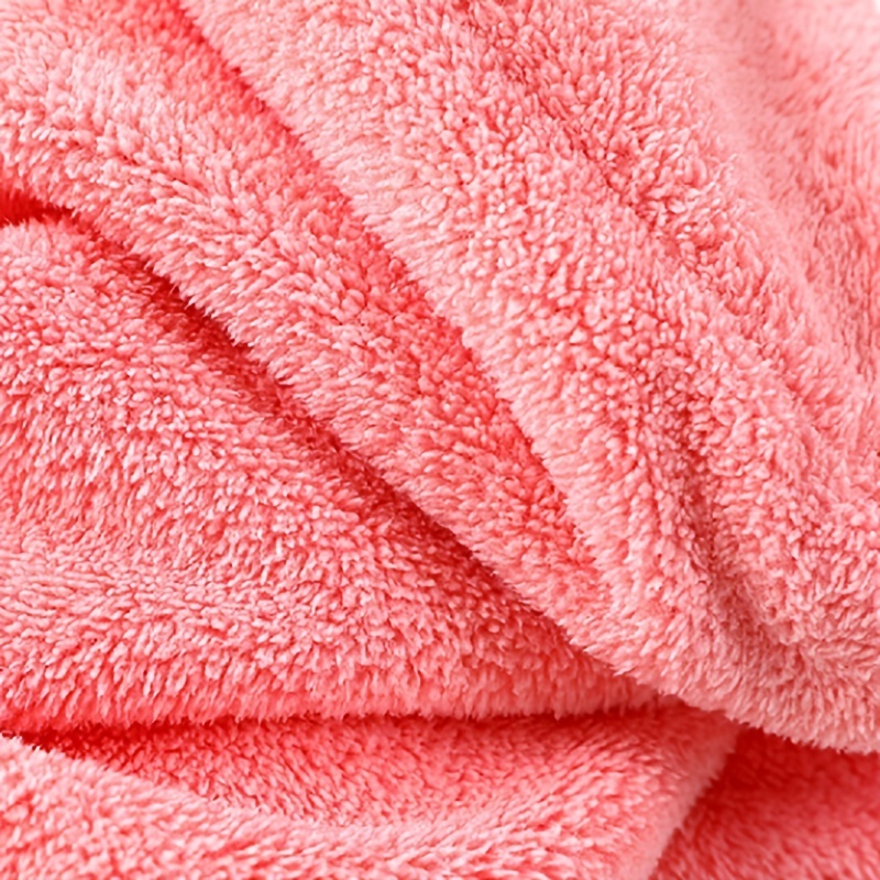 Coral Fleece Fort Absorbant Dry Hair Shower Femelle - Temu Canada