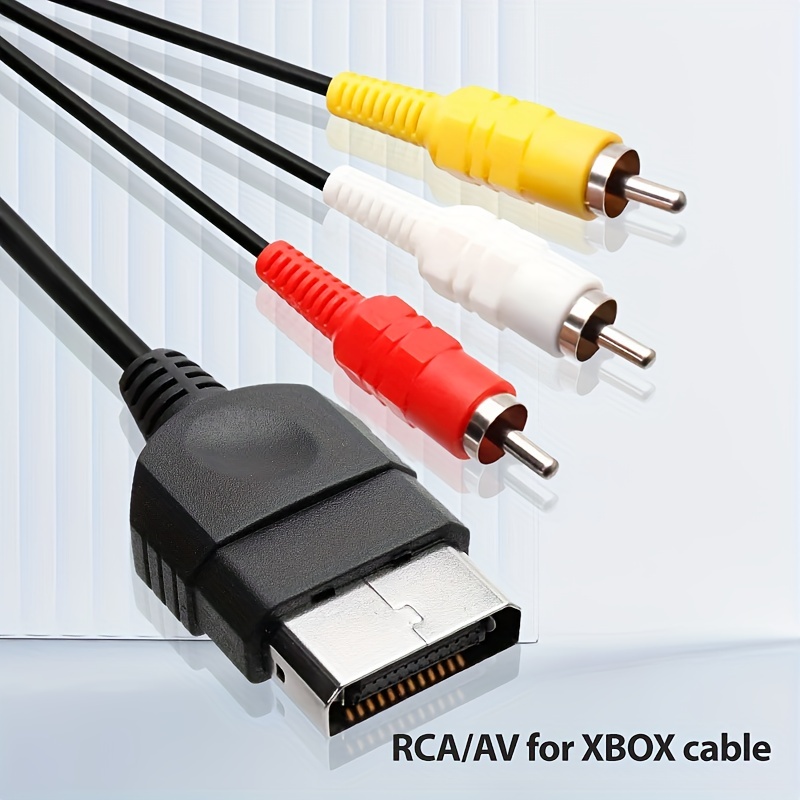 AV Cable for Wii Wii U, TENINYU 6FT Composite 3 RCA Gold-Plated Cable Cord  Wire Main 480P Compatible Wii/Wii U TV HDTV Display