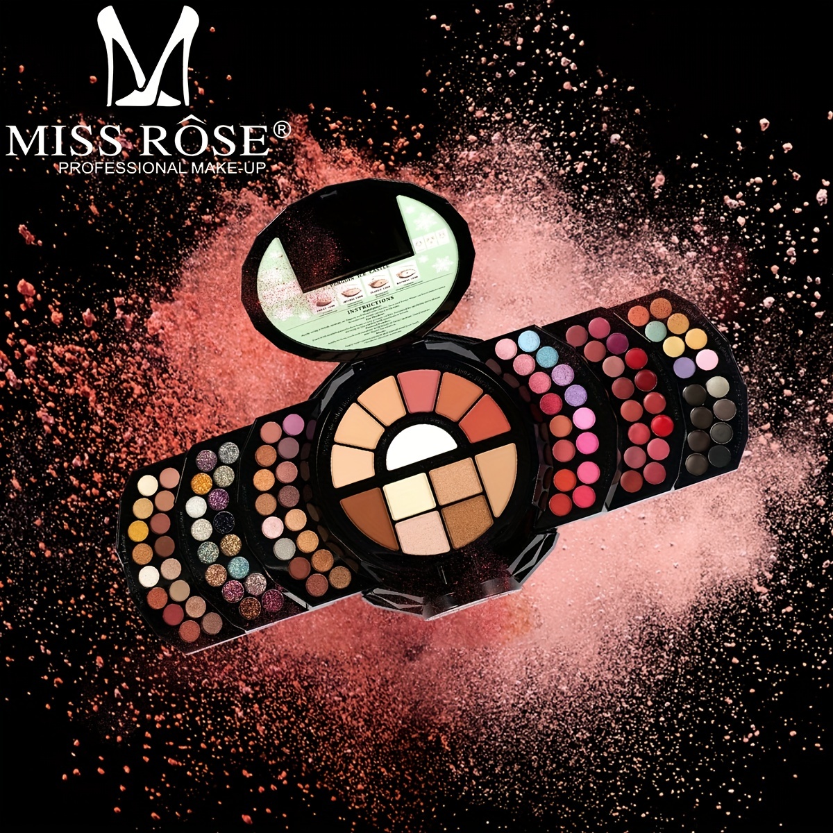 MISS ROSE 8 Colors Glitter Eyeshadow Palette (NEW) – Fife Store